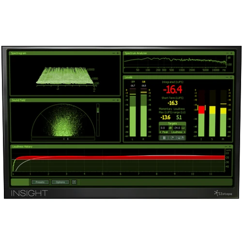 IZotope, Inc. Insight: Analysis and Metering Plug-in, iZotope, Inc. [Online Code]