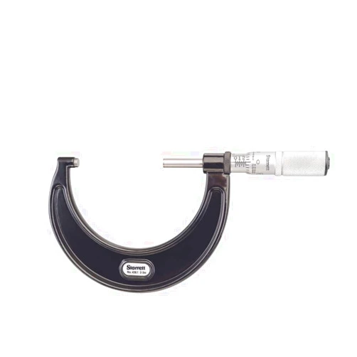 Starrett Outside Micrometer with One-Piece Spindle, Satin Chrome Finish and Advanced Sleeve Design - Quick and Easy Adjustment, 2-3