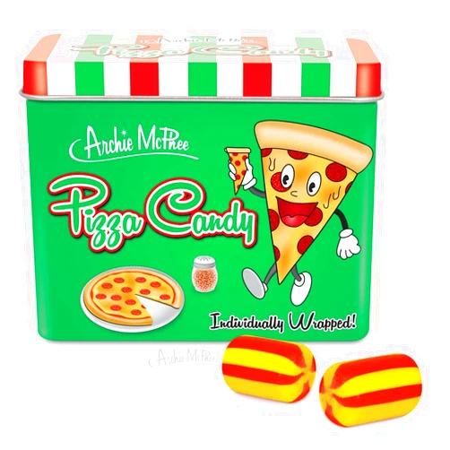 Accoutrements Pizza Flavored Candy in 2.5 oz Collectible Tin!