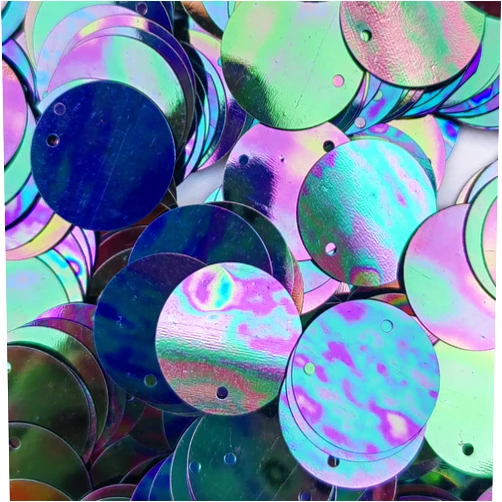 Towonder Flat Iridescent Black Bulk Loose Sequins Black Metallic Iris Rainbow Flat Round Sequin Paillettes DIY Sewing Sequins for Arts,Crafts, Applique,Embroidery and Embellishment