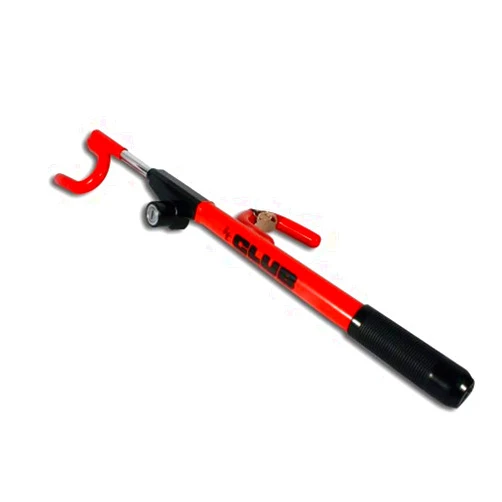 Winner International The Club 1000 Original Club Steering Wheel Lock, Red