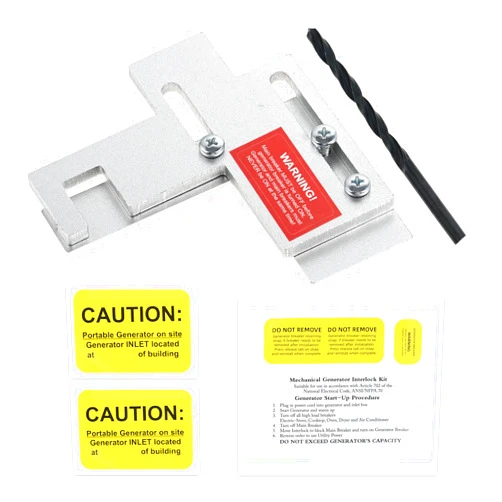 Gohantee Generator Interlock Kit Compatible with Murray or Siemens 150 Amp or 200 Amp Panels, 7/8-1 1/4