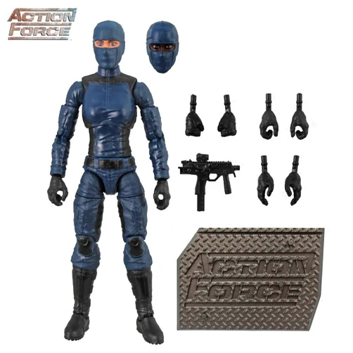 Action Force Valaverse Riot Warfare (Female) Trooper Premium 6-Inch Scale Action Figure with Multiple Accessories