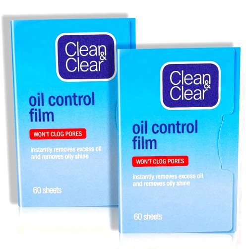 Beauty Kate Oil Control Film Replacment for Clean & Clear Oil-Absorbing Sheets,2 Pack(total 120sheets)Oil Blotting Sheets For Face,9%Larger Makeup Friendly High-performance Handy Face Blotting Paper for Oily Skin
