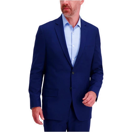 Haggar Mens Smart Wash with Repreve Classic Fit Flat Front Suit Separates Pant