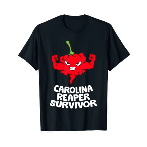 Carolina Reaper Chili Tees And Gifts Carolina Reaper Survivor T-Shirt