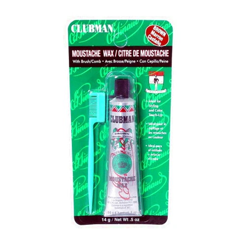Clubman Aii Clubman Pinaud Clubman Moustache Wax, Brown - 1 Each, 1count