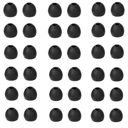 SNHTLS Ear Tips for in-Ear Headphones Silicone Earbuds Tips Eartips Fit Most in-Ear Earbuds(Inner Hole 4.5mm) S Sizes 18 Pairs
