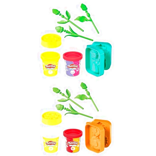 Play-Doh Flower Two Pack, Tulips, Daffodils, Sunflower & Daisies, Kids Arts & Crafts Kit, Gifts for Girls & Boys