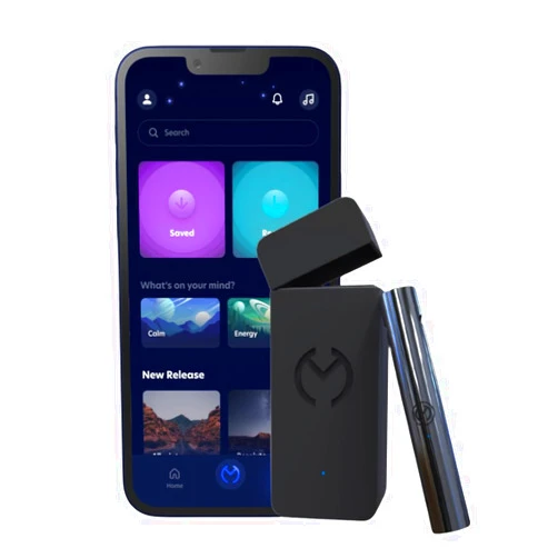 Moksha Necklace Moksha O₁ | Gamified Anxiety Relief | Smart Meditation Device | iOS Only | Mindfulness Tool for Immediate Calm and Instant Stress Relief | Sleep Aid Device (Space)