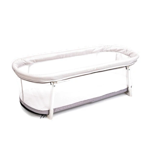 Baby Delight Snuggle Nest Bassinet, Portable Baby Bed, for Infants 0 – 5 Months, Driftwood Grey