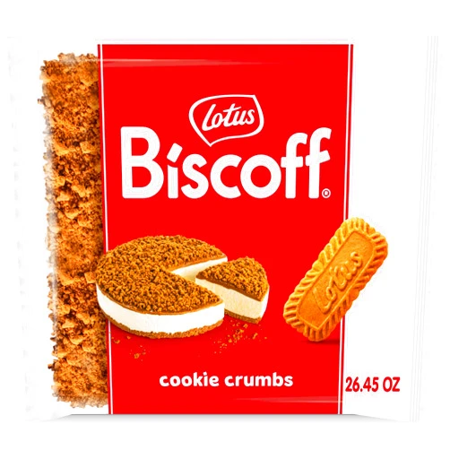 Lotus Biscoff Crumble - Crumbled Caramelized Biscuit Cookies - 1.65 lbs bag