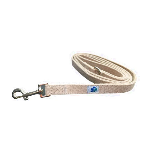 VETGEN PHARMACEUTICALS 6' All Natural Hemp Fabric Leash for Dogs - Sustainable, Biodegradable, and Earth-Friendly - Stainless Steel Swivel Eye Bolt Snap and D-Ring - for Training or Everyday Use