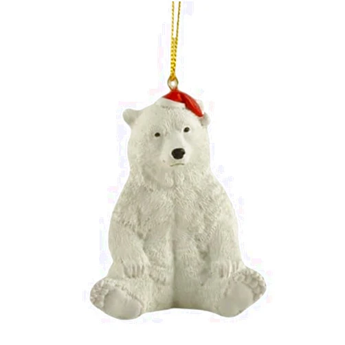 JFSM INC. Polar Bear Ornament, Christmas Tree Ornament Figurine Collectible