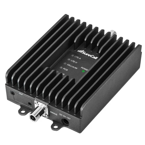 SureCall Fusion2Go 3.0 RV Cell Signal Booster for Motorhome, 5G/4G LTE, Large Vehicles, Permanent Omni Antenna, Multi-User All Carrier Boosts Verizon AT&T Sprint T-Mobile, FCC Approved, USA Company
