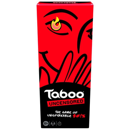 Hasbro Gaming Taboo Uncensored Board Game for Adults Only | Ages 17+ | 4+ Players | 20 Mins. Avg. | Hilarious NSFW Party Games for Adults