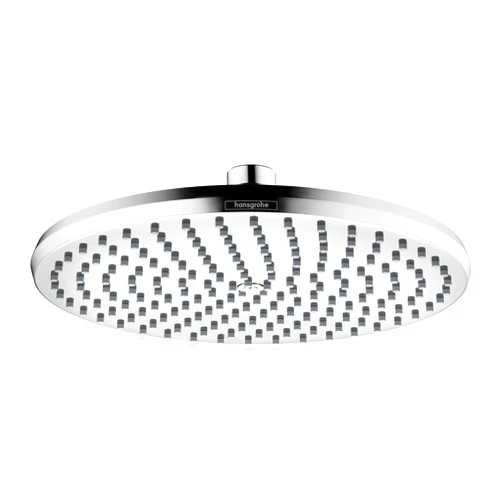 hansgrohe Locarno 10-inch PowderRain Rainfall Showerhead Transitional 1-Spray PowderRain with QuickClean in Chrome, 04824000