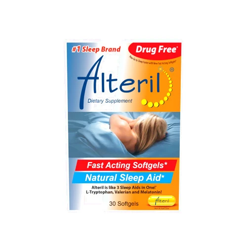 Alteril Natural Sleep Aid Fast Acting Softgels 30ct