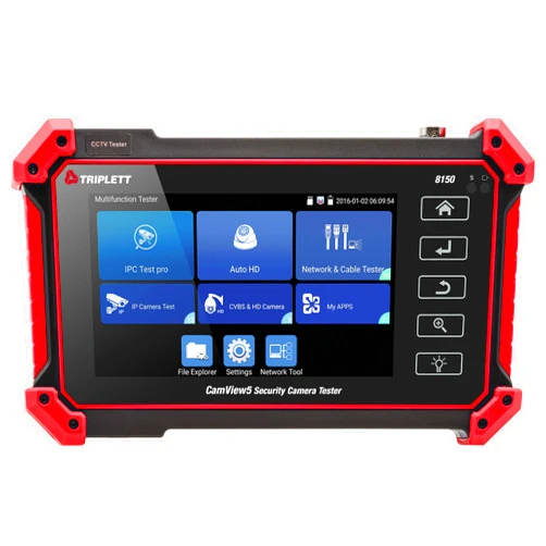 Triplett 8150 CamView IP Pro 5 CCTV Security Camera Tester with 5