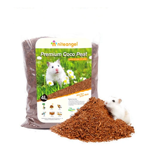Niteangel Natural Coco/Cork Hamster Bedding Pet Litter for Dwarf Syrian Hamsters, Gerbils, mices, Degus or Other Small Animal