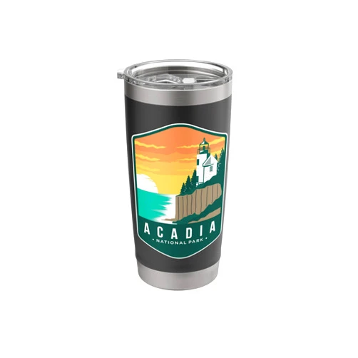 Acadia National Park Maine USA Souvenir & Gifts Acadia National Park Stainless Steel Insulated Tumbler