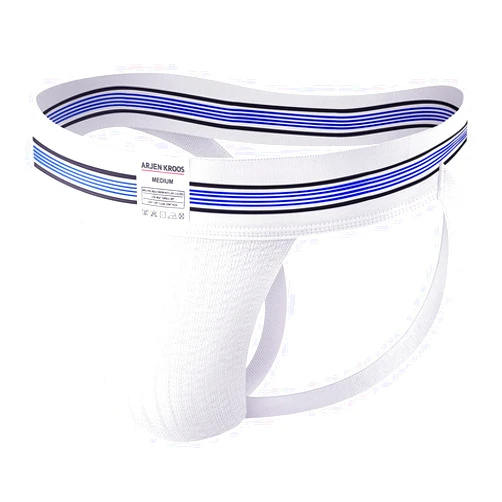 Arjen Kroos Men's Jockstrap Athletic Supporter Thongs Underwear Breathable Sexy Jock Strap with 2'' Wide Waistband‌