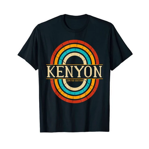Stogmono Personalized apparel Kenyon Name Personalized Men Boys Vintage Appreciation T-Shirt