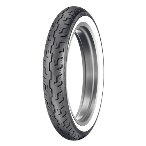 Dunlop D401 Front Motorcycle Tire 100/90-19 (57H) Wide White Wall - Fits: BMW F650 1997-1999