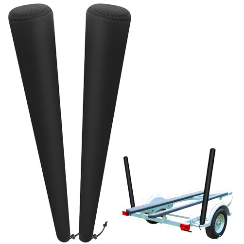 DECOHS 59 Inch Boat Trailer Guide Pole Cover- Neoprene Boat Trailer Guide Protective Cover- Heavy Duty Marine Trailer Guide Poles Cover for Jet Ski Boat Sailboat Trailer (Set of Two)