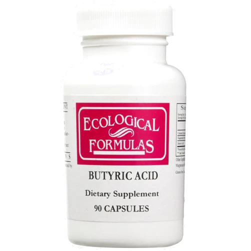 Ecological Formulas Calcium Magnesium Butyrate (Btyric Acid), Supports Gut Health. 1-Pack, Cream, 90 Capsules