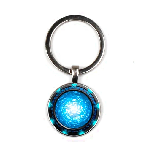 AttractionOil.com Stargate Atlantis Portal Cabochon Keychain