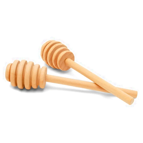 Woodpeckers Wooden Honey Dipper Sticks, Honey Comb Wand Stirrers for Tea, Honeycomb Dripper Stir Spoons, Wood Dabber Combs Drizzler Sticks for Cake Pops, 4