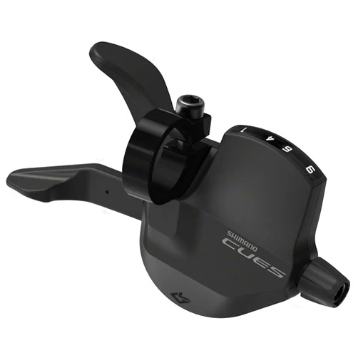 SHIMANO CUES SL-U4000-9R Shifter - Right, 9-Speed, Rapidfire Plus, Optical Gear Display, Black