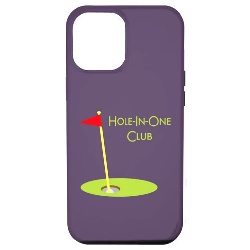Funny Novelty Golf Gifts 3DFX iPhone 15 Pro Max Hole In One Club Golf Sport Themed Golfing Design For Golfer Case