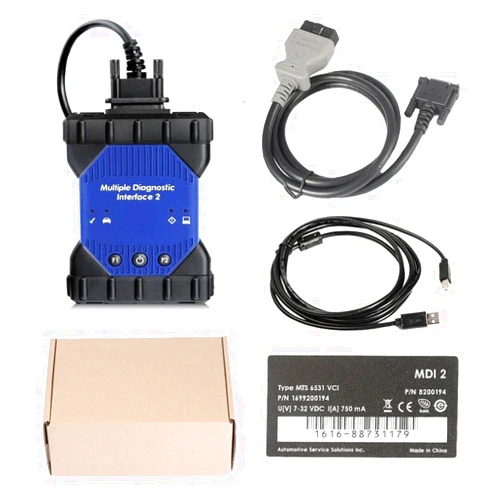 SLYQMC for MDI2 Multiple Diagnostic Interface Scanner EL-52100-AM, Being The GM Multiple Diagnostic Interface 2 Kit Version, Features OBD2 USB 2.0 and is Compatible with DLC Cable Plug.