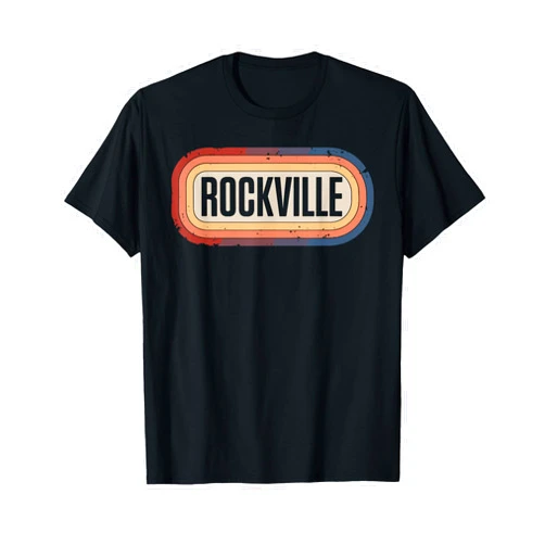 ROCKVILLE Designs By ShirtZilla Retro ROCKVILLE Shirt Vintage City ROCKVILLE T-Shirt