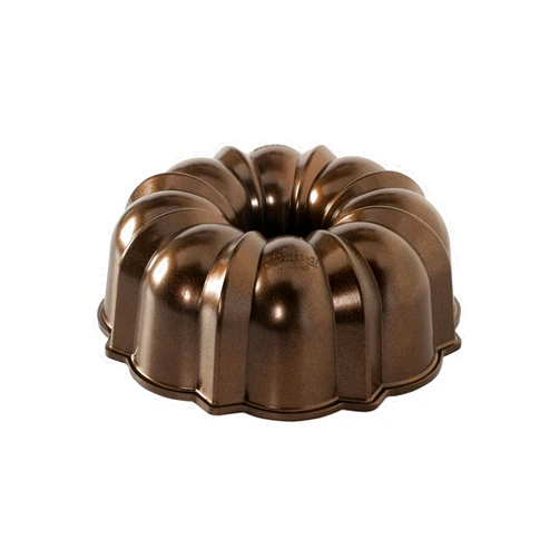 Nordic Ware Pro Cast Original Bundt Pan Bakeware, 12 Cup, Bronze