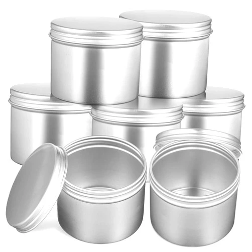 Baluue 20 Pcs Round Sealed Aluminum Box Tin Can Tins Empty with Lids Salve Containers with Lids Snack Tin Tea Storage Case Tealight Tin Cosmetic Containers Tins with Lids Tea Tinplate