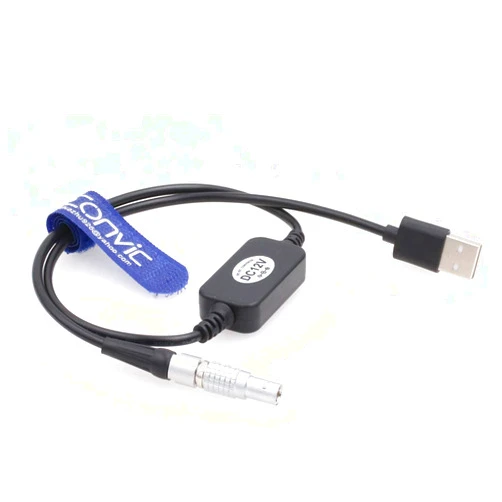 Eonvic 12V USB to 2 Pin Power Adapter Cable for Samll HD Teradek Bolt Pro