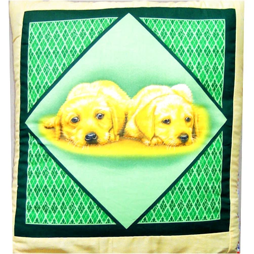 AmishShop.com Quillow (Quilt/Pillow Combo) Two Pups Quillow KK Amish Handmade in USA
