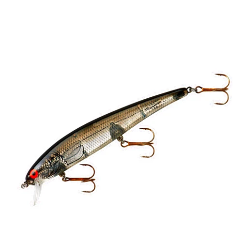 Bomber Long A Fishing Lure (Silver Flash / Black Back, 4 1/2-Inch), 1/2 oz, (B15AXSI)