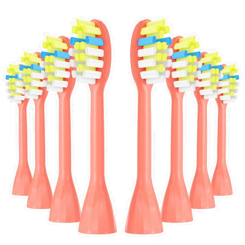 Pisonicleara One Series Replacement Toothbrush Heads Pisonicleara Compatible with sonicare Philips One Series BH1022/03 HY1100/02 HY1102 (8-pc) Battery Brush, Mango Snow White Travel Refill