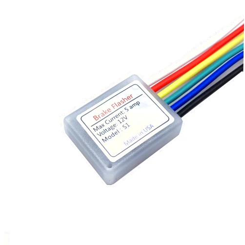 3rdbrakeflasher Brake light blinker, four flashes then solid. Safety Flash Light Alert. Universal