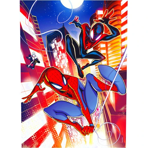 Buffalo Games - Marvel - Marvel Action: Spider-Man #1-100 Piece Jigsaw Puzzle for Families Challenging Puzzle Perfect for Game Nights - Finished Puzzle Size is 15.00 x 11.00