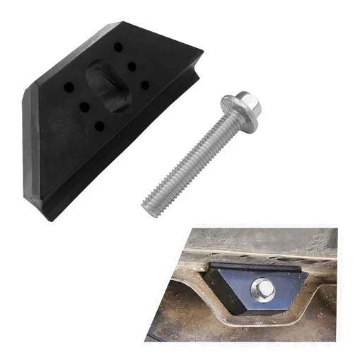 Smilfuy Base Clamp Car Battery Hold Down Kit, Car Accessories Battery Tie Down Bracket with Stainless Steel Bolt Kit, Compatible with Select Buick Chevy GM Models 14005061