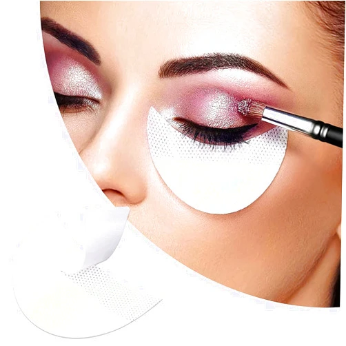Kalolary 120 Pcs Eye Shadow Shields, Eyeshadow Pads Stencils Lint Free Under Eye Pads Eyeshadow Patches For Eyelash Extensions/Lip Makeup