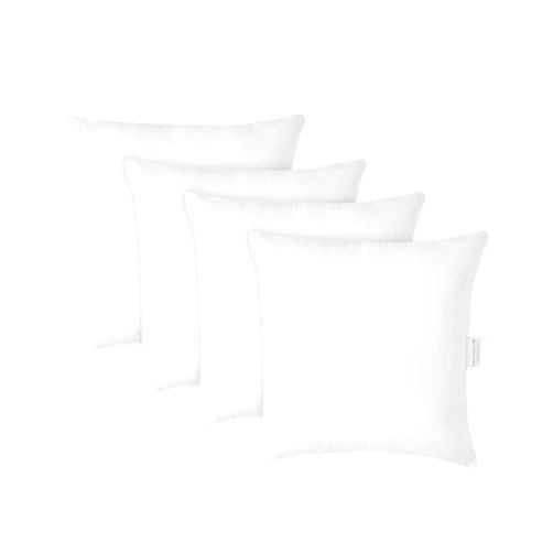 LANE LINEN 16x16 Throw Pillow Insert - Set of 4 White Inserts for Decorative Pillow Covers for Bed, Decorative Pillows for Bed, Couch Pillows, Throw Pillows for Couch