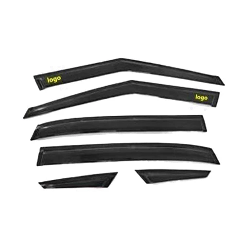 VKZLQJWPN Car Window Visor Sun Rain Guard Side Window Deflector Weather Shield Decoration Accessories GAC Trumpchi EMKOO 2022 +(Black)
