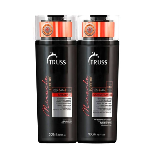 TRUSS Miracle Summer Shampoo and Conditioner Set Bundle