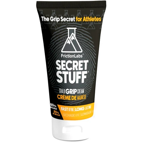 Friction Labs Quick Grip Secret Stuff Liquid Chalk for Athletes - Made in USA - Skin Friendly - Rock Climbing, Weightlifting, Gym, Tennis - Trusted by 100+ Pro Athletes - Best Workout Chalk - 75mL